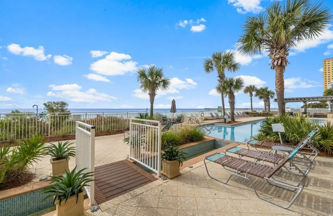 Oceanfront With 180° Gulf Views & Near Pier Park | Aqua 310-1
