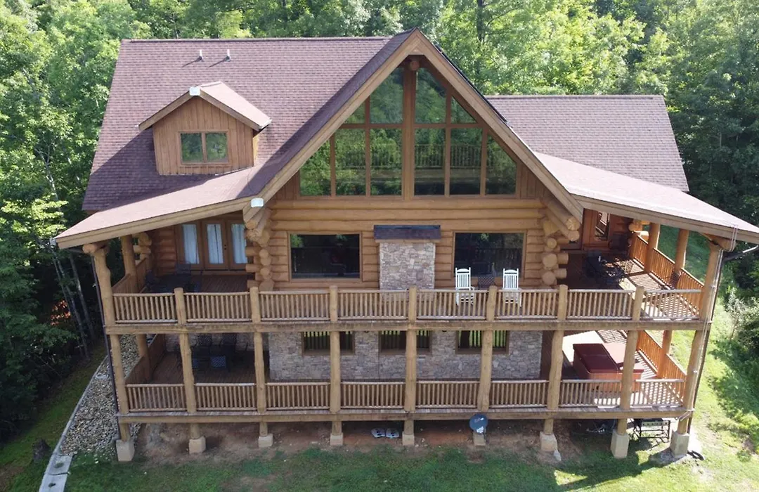 Big Bear Ridge Lodge - Breathtaking Mountain Views And Private Forest Scenes In Amazing Large Log Cabin-1
