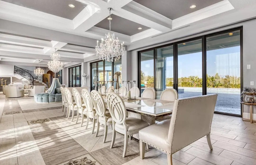 Beautiful 5 Star Mansion With Private Pool On The Prestigious Reunion Resort Orlando Mansion 6280-1