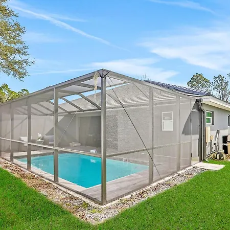 All-New Duplex With Screened Pool, Furnished Lanai, Grill, Ac, & Washer/Dryer-2