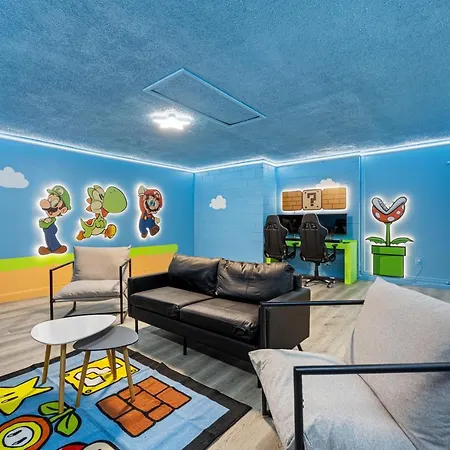 5Br Themed Pool Home Near Disney World-2