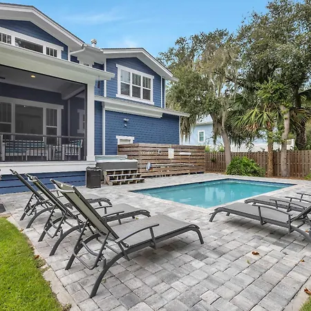 Deja Blue-6Br W Pool Hot Tub-Steps To Beach-2