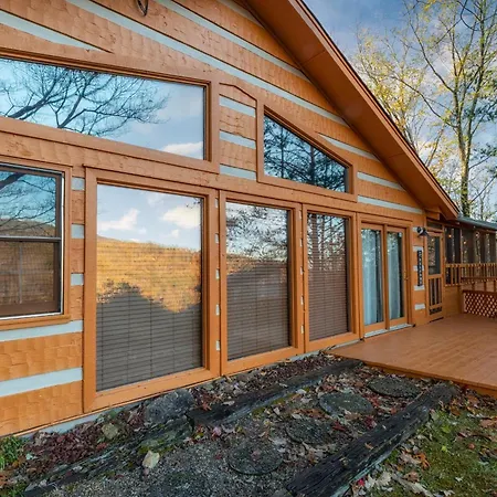 Real Log Cabin With Amazing Views, Hot Tub, Sauna, Games-3