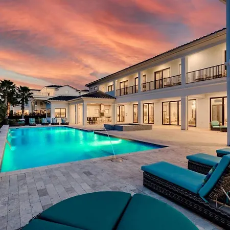 Beautiful 5 Star Mansion With Private Pool On The Prestigious Reunion Resort Orlando Mansion 6280-2