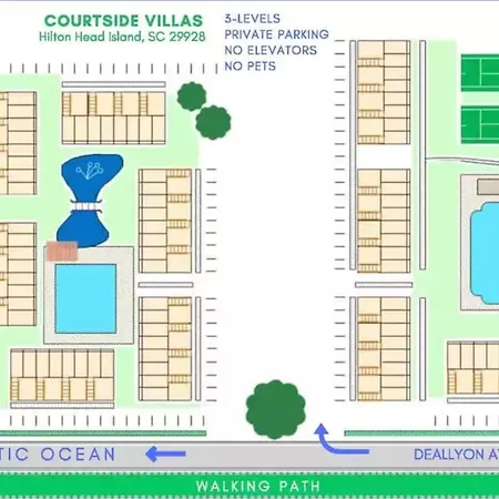 Courtside Villas - Overlooking Pool Walk To Beach-2