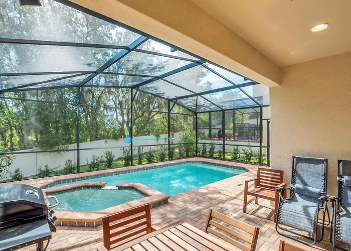 Private Pool Villa, Free Water Park, Near Disney Kissimmee