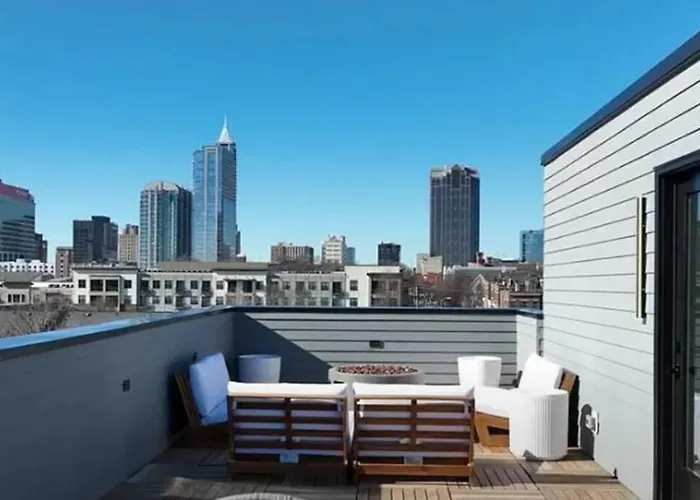 Modern 4Br - Heart Of Downtown Raleigh - Views! Villa