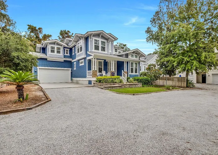 Deja Blue-6Br W Pool Hot Tub-Steps To Beach Hilton Head Island