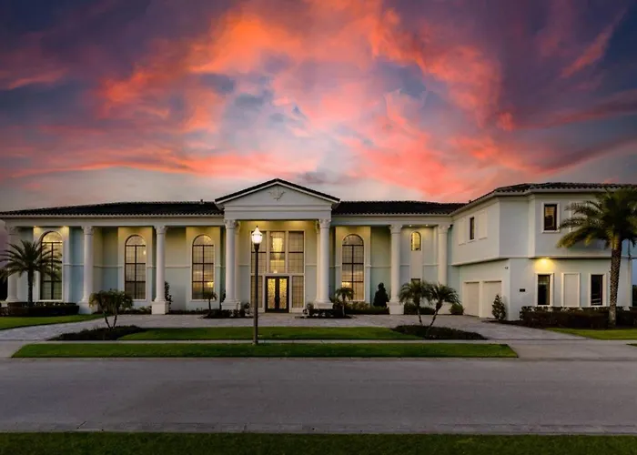 Beautiful 5 Star Mansion With Private Pool On The Prestigious Reunion Resort Orlando Mansion 6280 Kissimmee