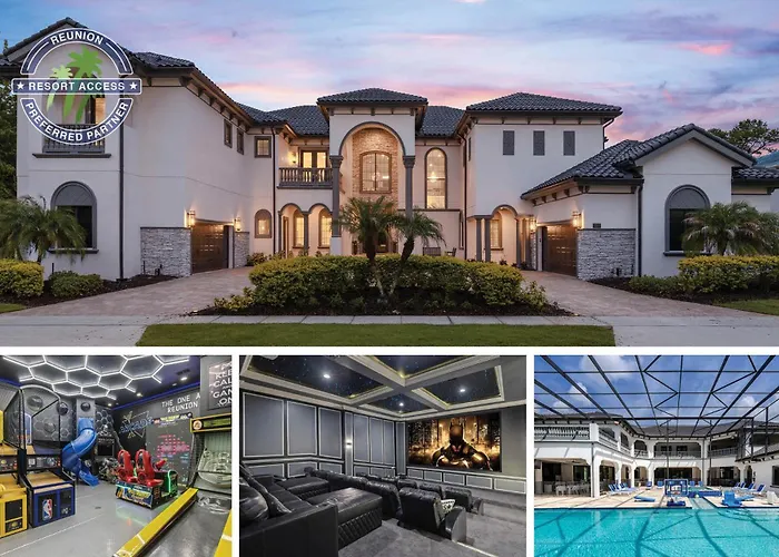 Dreamy 12 Bedroom Villa In Orlando6512 Kissimmee