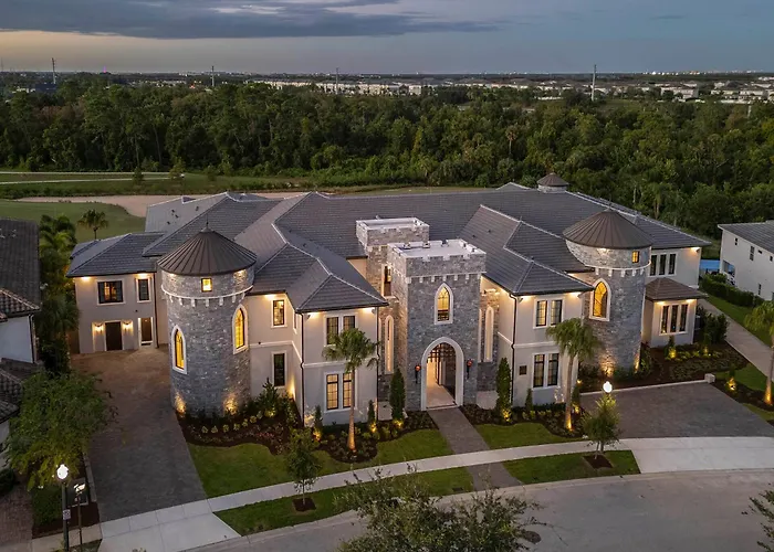 Luxurious 15 Bedroom Villa In Orlando6515 Kissimmee