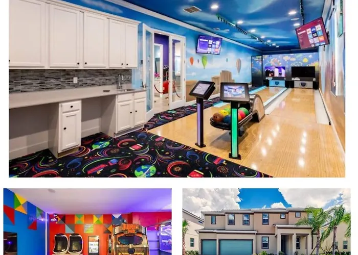 2421-14-Rd- Sports Themed Home With Bowling Alley Kissimmee