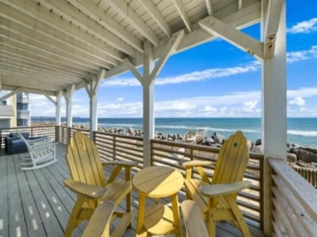 A Shore Thing 1 - Oceanfront And Dog Friendly! Private Beach Access! Townhouse Carolina Beach