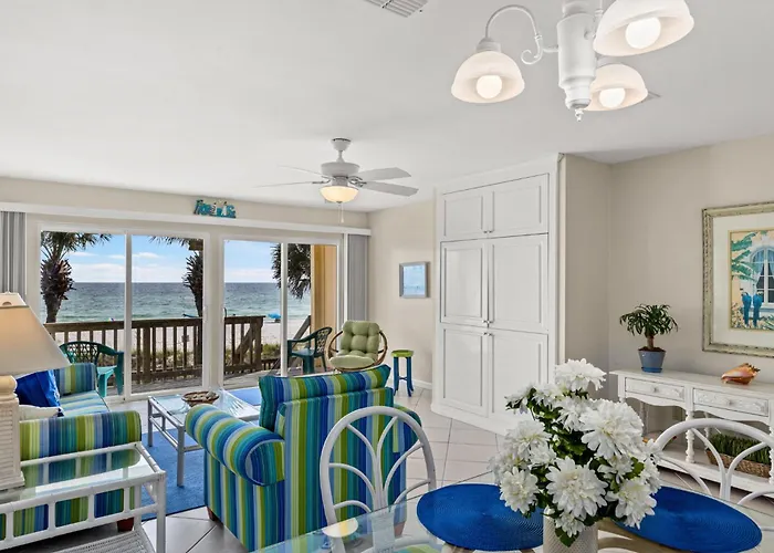 2Bd/25Ba Gulf Front Townhome Near Pier Park! Gulf Views! Beach Access! Panama City Beach