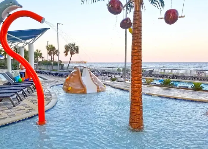 Amazing Beachfront Condo With Nice Hot Tub & Pools Myrtle Beach