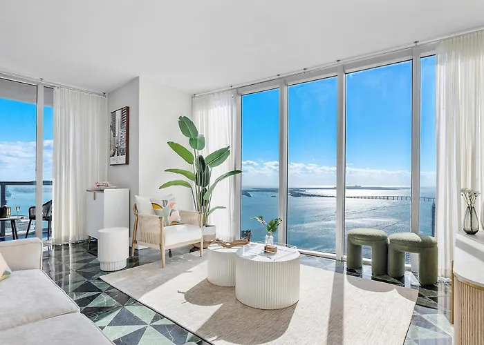Modern Glass Shower Suite Central Brickell Miami