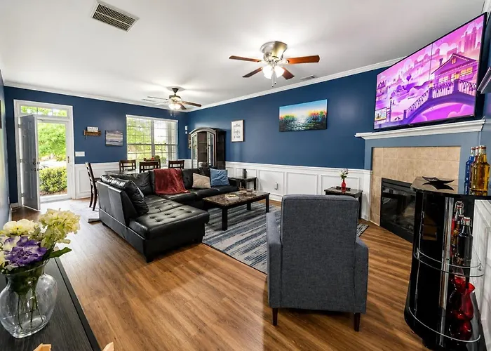 4 - Bed Home With Cali King Bed, 12 Mins To Dtwn Atlanta